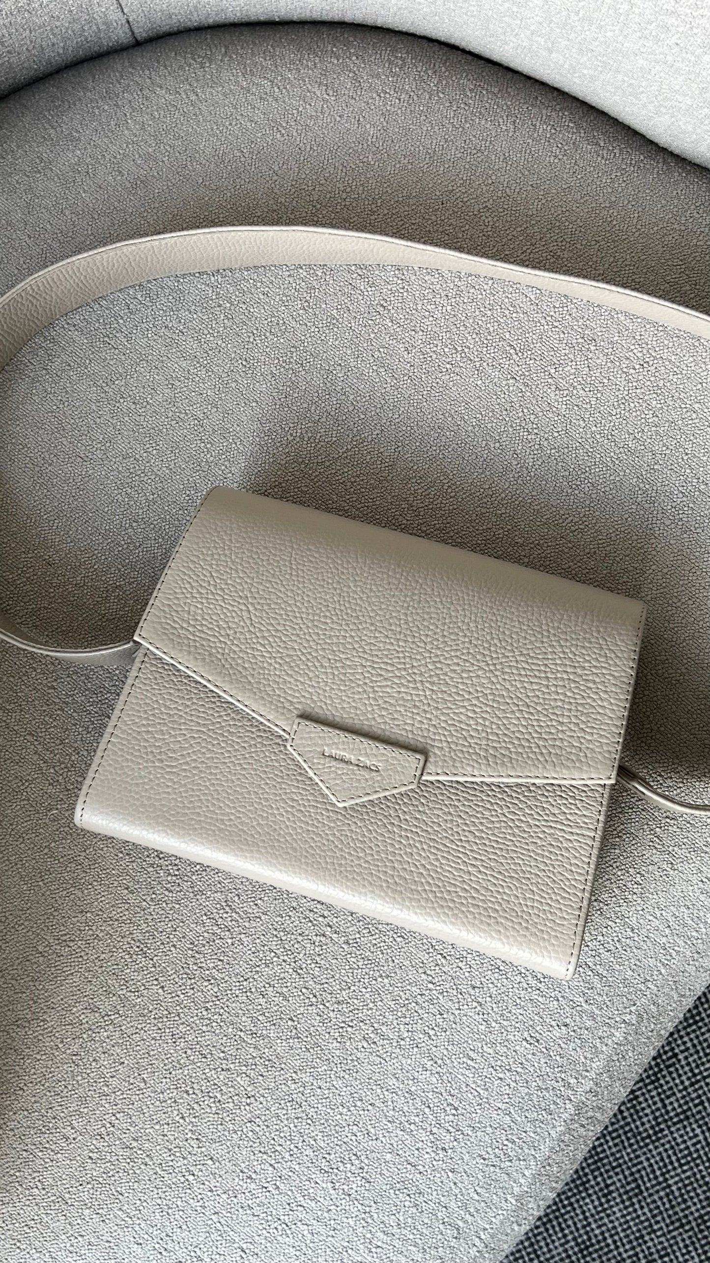 BEIGE CROSS BODY BAG