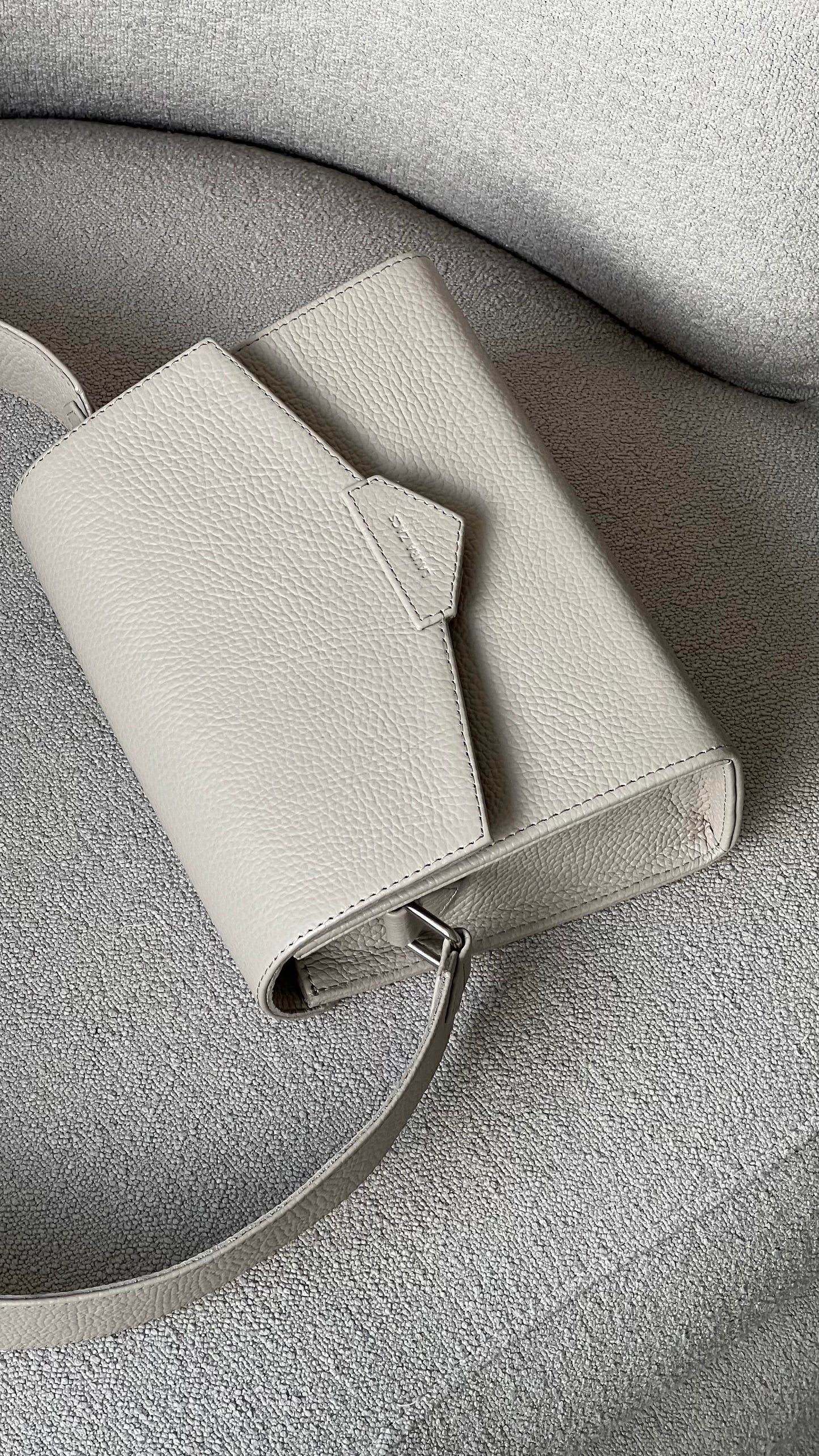 BEIGE CROSS BODY BAG