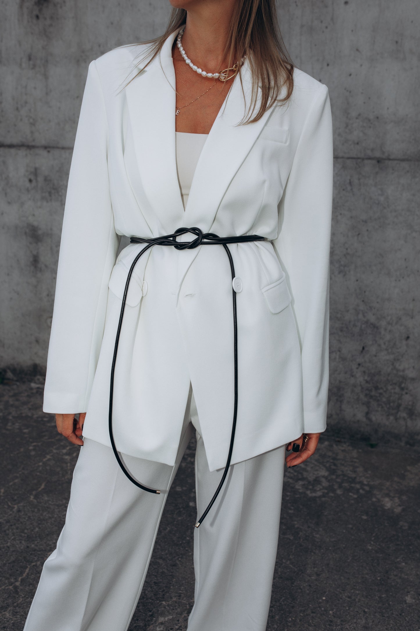 LEATHER CORD BELT