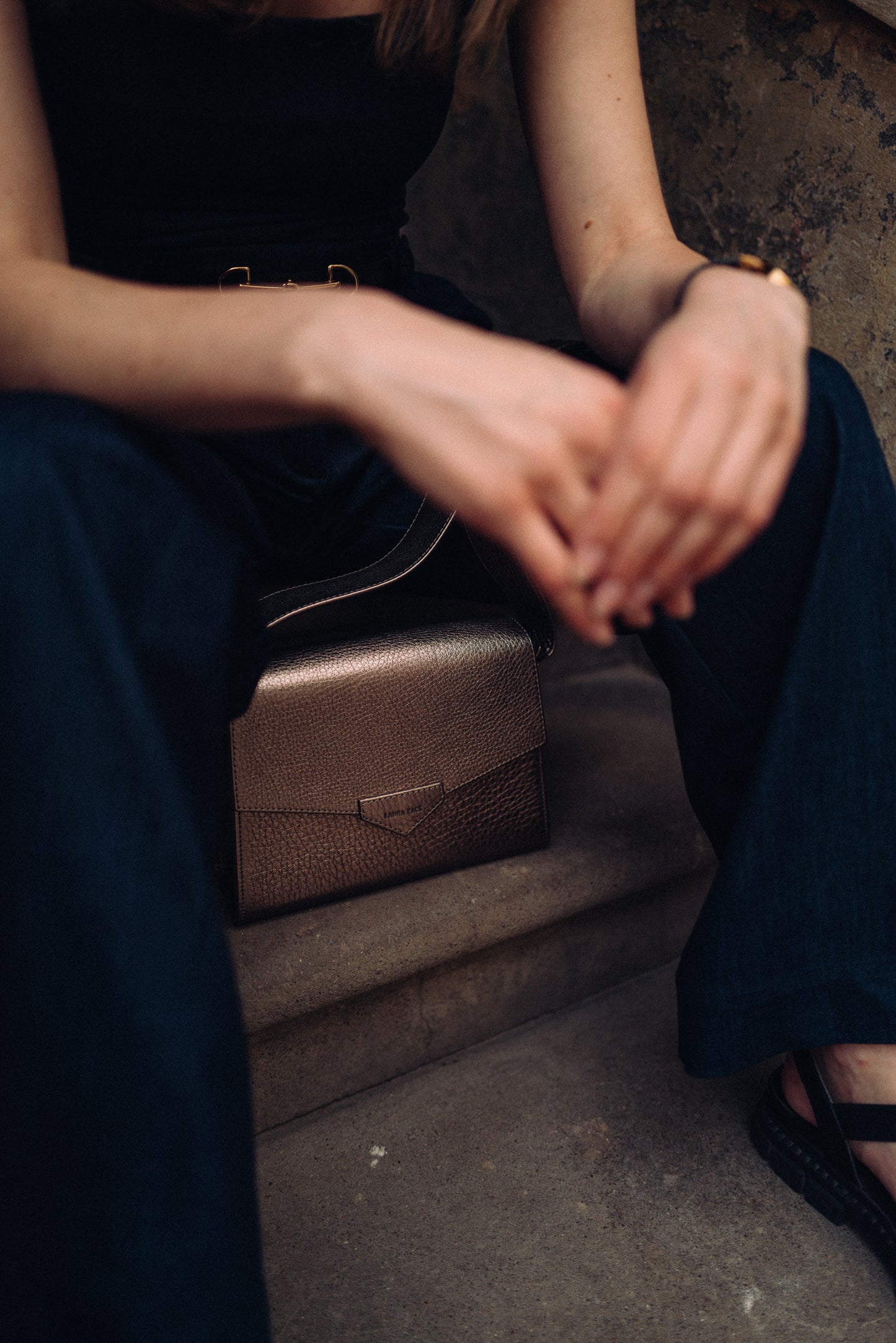 DENIM TROUSERS WITH POCKETS