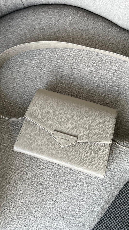 BEIGE CROSS BODY BAG
