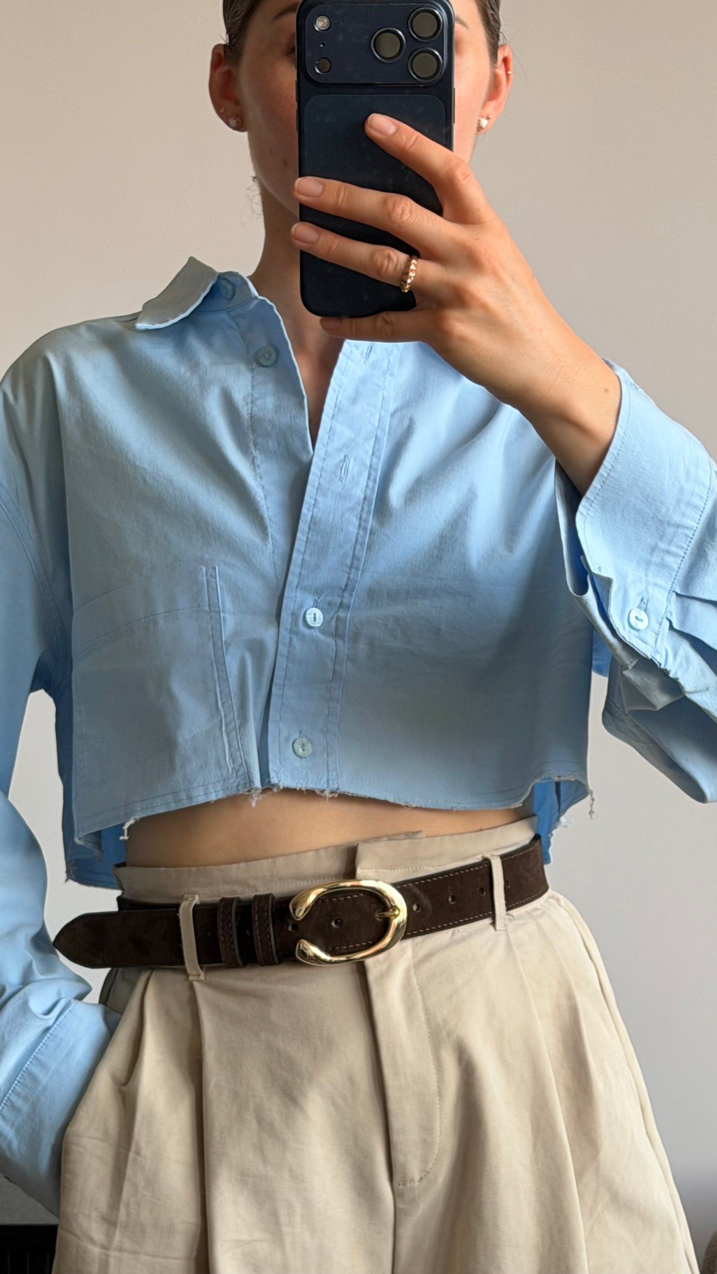 CHOCOLATE BROWN SUEDE BELT