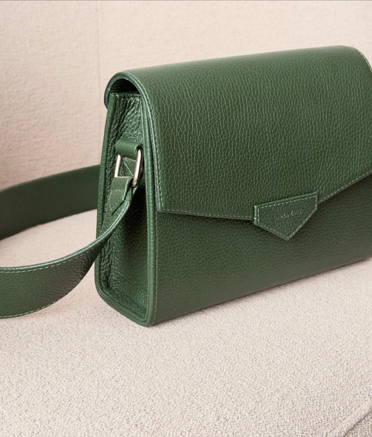 FOREST GREEN CROSS BODY BAG